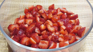 fragole tagliate