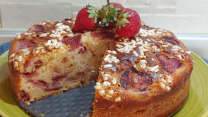 torta di fragole e ricotta