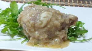 portafogli di vitello con spinaci
