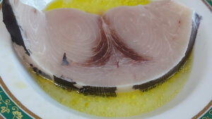 pesce spada con olio e limone