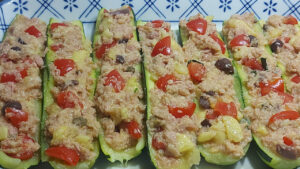 zucchine alla mediterranea farcite