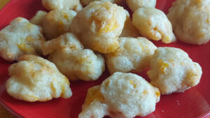 frittelle salate con fiori di zucca