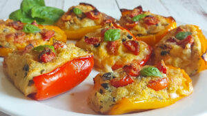 peperoni ripieni senza carne