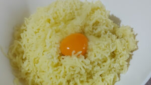 patate passate con uovo