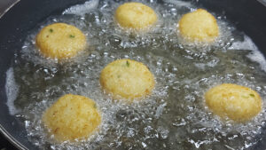 polpette di merluzzo dorate
