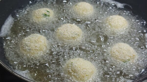 padella con polpette