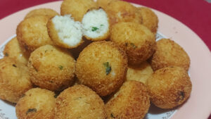 interno delle polpette di merluzzo