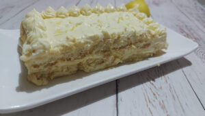 fetta di tiramisù al limone
