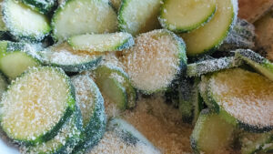 zucchine a rondelle condite