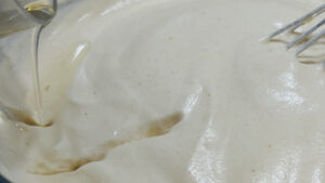 impasto pasta biscotto alle castagne con aggiunta di olio