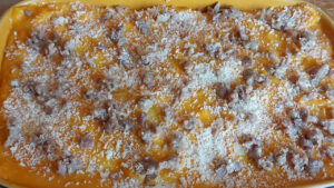 lasagne zucca, salsiccia e taleggio cruda
