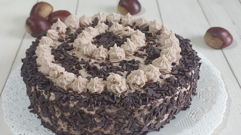 torta girella alle castagne