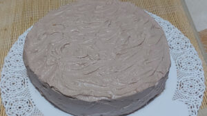 torta girella alle castagne farcita