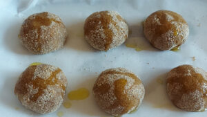 polpette di lenticchie con olio 