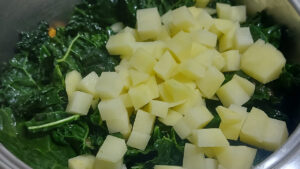 cavolo nero e patate