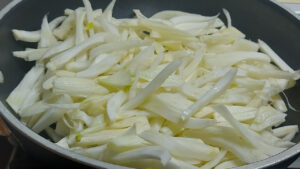 finocchi in padella crudi