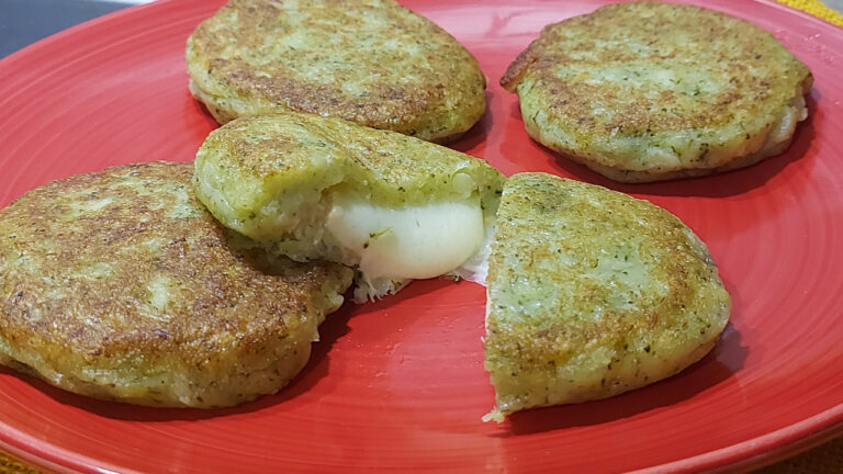 focaccine di broccoli in padella