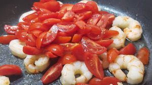 gamberetti e pomodorini