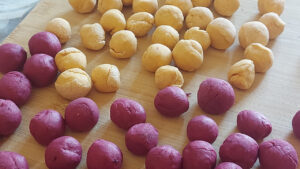 gnocchi bicolore crudi