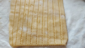 strisce di pasta frolla