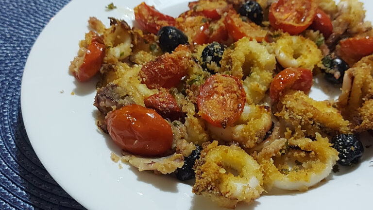calamari gratinati al forno