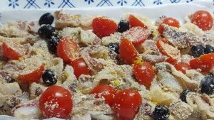 teglia con calamari crudi
