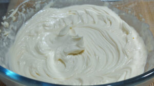 uova montate e mascarpone
