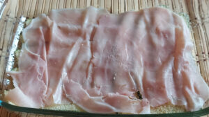 tortino di zucchine con prosciutto