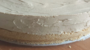 cheesecake al caffè senza stampo