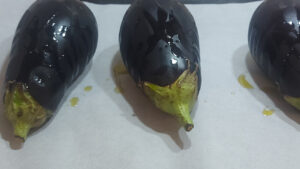melanzane crude con olio