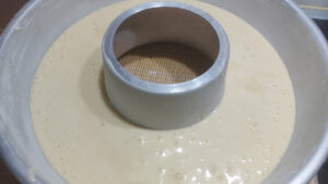 ciambellone all'acqua nello stampo