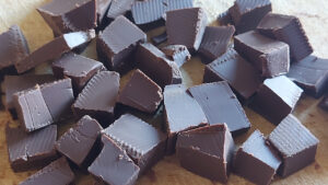 cioccolato fondente tagliato