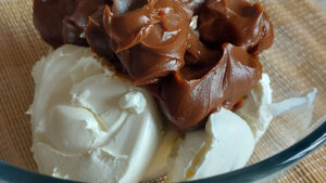 dulce de leche e formaggio spalmabile