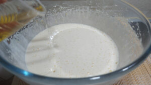 impasto ciambellone con olio