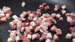 pancetta in padella