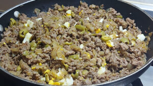 ripieno di carne delle empanadas argentine