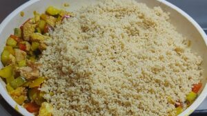cous cous e verdure