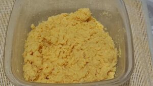 impasto delle polpette di polenta al pomodoro