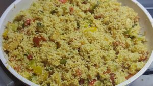 condimento cous cous con pollo e verdure
