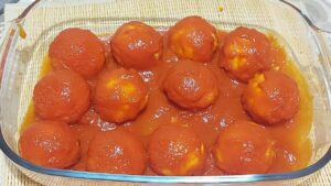 polpette di polenta crude e condite