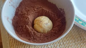 tartufino al mascarpone con cacao
